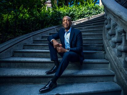 James Manyika, Google’s Senior Vice President of Technology and Society, at the Lázaro Galdiano Museum in Madrid.