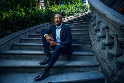 James Manyika, Google’s Senior Vice President of Technology and Society, at the Lázaro Galdiano Museum in Madrid.