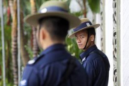 Agentes de la policía de Singapur. EFE/Archivo