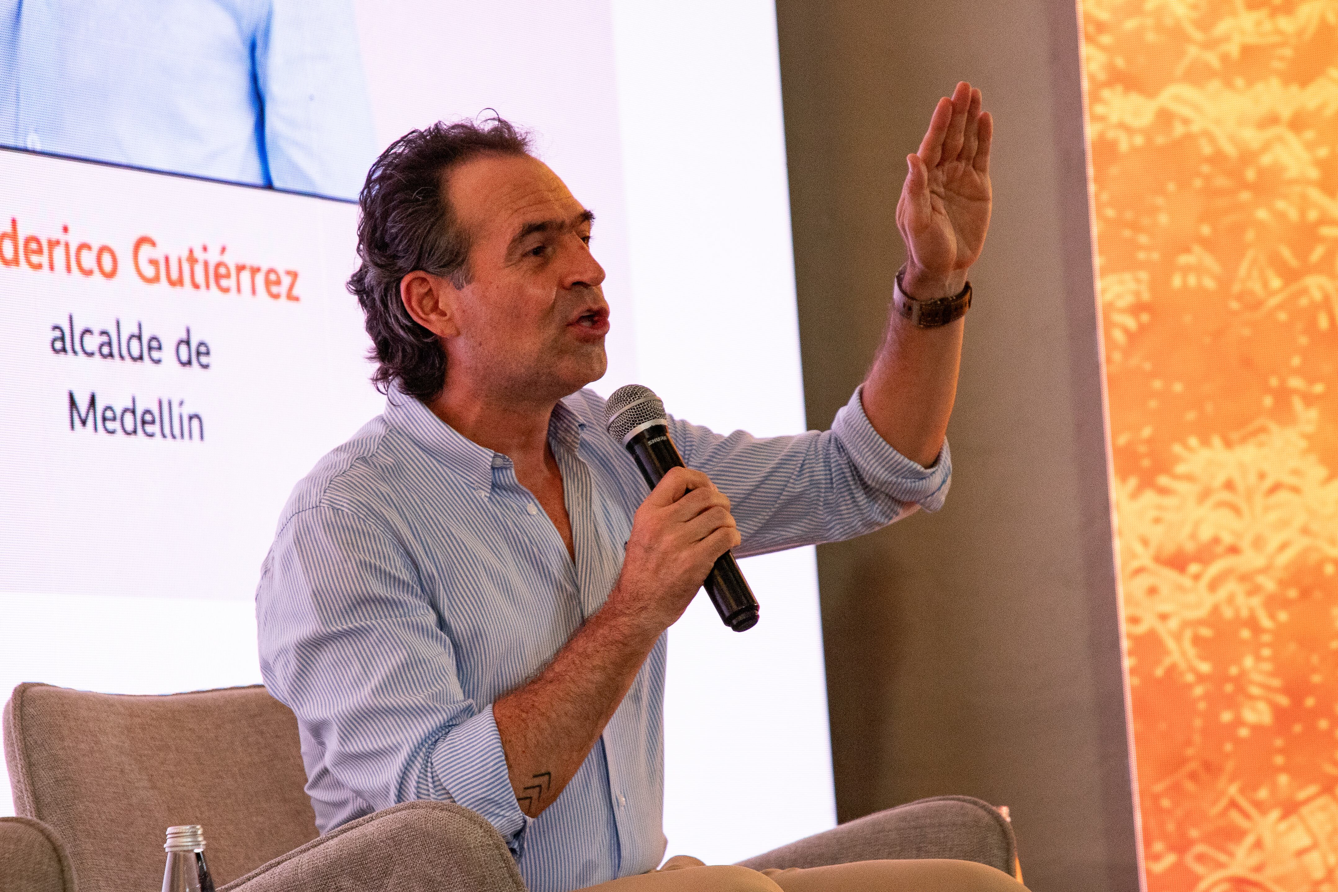 El alcalde de Medellín Federico Gutiérrez.
