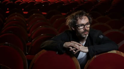 El músico James Rhodes en el teatro Pavón de Madrid.