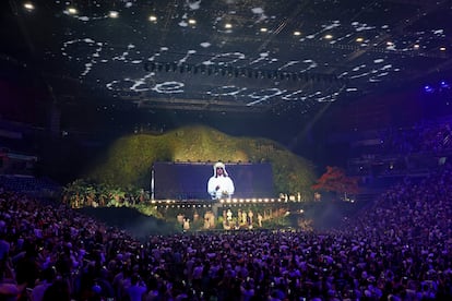 Escenario del tour 'No me quiero ir de aquí'.