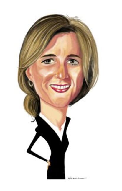 Caricatura de Ana María Martínez-Pina, presidenta del Instituto de Contabilidad y Auditoría de Cuentas.