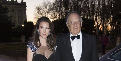 Esther Doña y Carlos Falcó, marqués de Grión, el pasado abril en Madrid.
