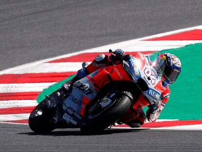 Andrea Dovizioso, durante la carrera.