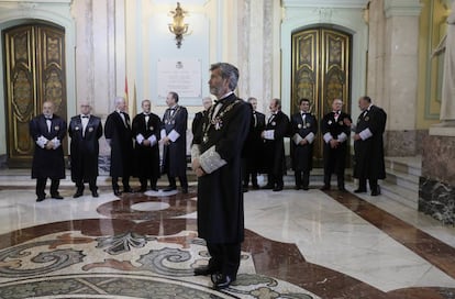 Carlos Lesmes, president del Tribunal Suprem, en la inauguració de l'Any Judicial.