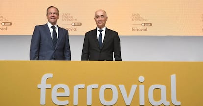 Iñigo Meiras y Rafael del Pino, de Ferrovial.
 