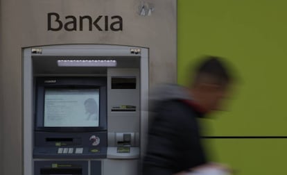 Un cajero de Bankia en Madrid.