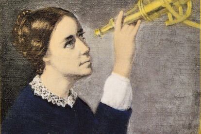 Maria Mitchell (1818-1889) Astrónoma y activista 

	Esta prima lejana de Benjamin Franklin miraba tanto al cielo con su telescopio que fue la segunda mujer en descubrir un cometa, pero cabe destacabar su profunda labor activista: se negó a vestir de algodón por el tratamiento que recibían los esclavos, abandonó a los cuáqueros y se pasó a las reuniones de las sufragistas, lo que la impulsó a montar la American Association for the Advancement of Women.