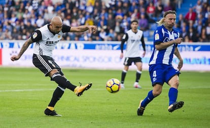 Zaza hace el primer gol el Valencia.