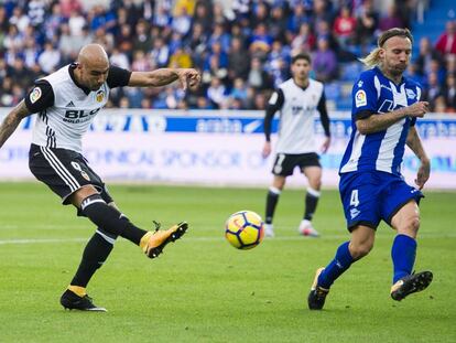 Zaza hace el primer gol el Valencia.