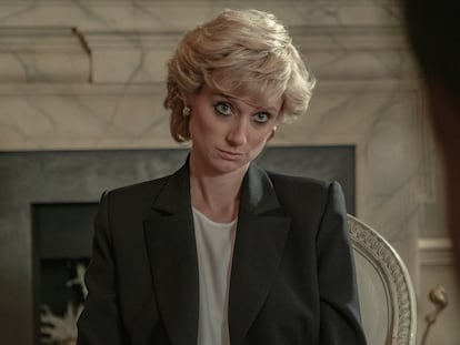 Elizabeth Debicki, en la quinta temporada de 'The Crown'.