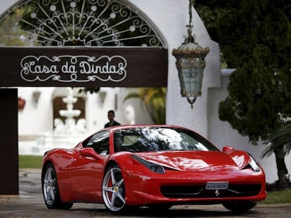 Uno de los coches de lujo incautados al expresidente Collor de Melo.