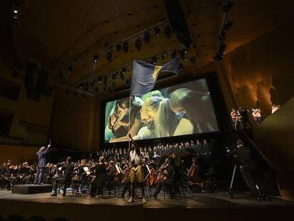 Novena Sinfonía de Beethoven con la OBC y Agrupación Señor Serrano en el Auditori. 