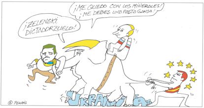 Viñeta de Peridis del 21 de febrero de 2025.