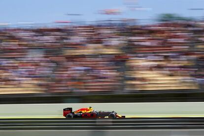 El piloto de Red Bull, el holandés Max Verstappen, durante el Gran Premio de España.