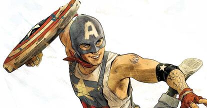 Aaron Fisher es el nuevo Capitán América en el nuevo cómic que Marvel publicará el próximo junio.