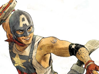 Aaron Fisher es el nuevo Capitán América en el nuevo cómic que Marvel publicará el próximo junio.