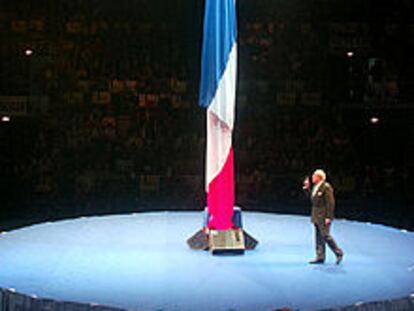 Jean-Marie Le Pen, en un mitin en Marsella el pasado jueves.