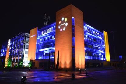 El edificio de Mediaset en Madrid.