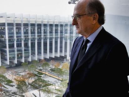 Brufau, en la nueva sede de Repsol en Madrid.