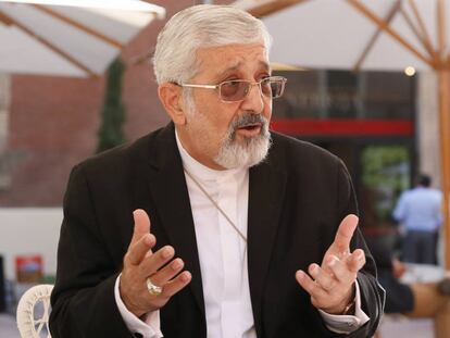 Ali Asghar Soltanie, f&iacute;sico nuclear iran&iacute;, durante su visita a la Universidad Nebrija de Madrid.