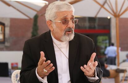 Ali Asghar Soltanie, físico nuclear iraní, durante su visita a la Universidad Nebrija de Madrid.