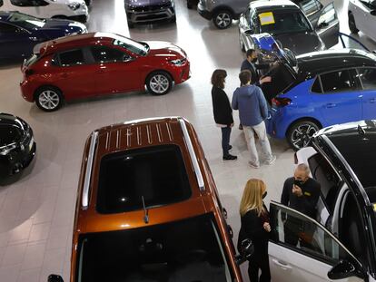 Un concesionario de coches, en una imagen de archivo.