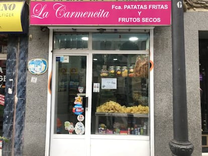 El clásico escaparate de La Carmencita