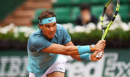 Nadal, durante el partido contra Groth.
