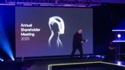 El baile de Elon Musk en la junta de accionistas de Tesla