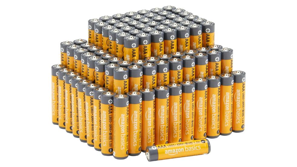 Pack de 100 pilas AAA.