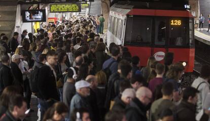 Imagen del metro de Barcelona.