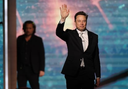 Elon Musk asistía el miércoles a un acto del foro de inversión EE UU-Arabia Saudí, en Riad, coincidiendo con la visita al país árabe de Donald Trump.