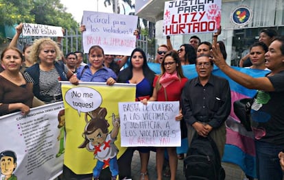 Protesto em Santa Cruz.