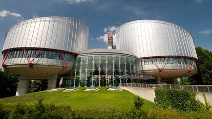 Palacio de Derechos del Hombre, sede del Tribunal Europeo de Derechos Humanos, en Estrasburgo.