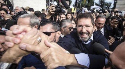 El alcalde de Roma, Ignazio Marino, el 25 de octubre de 2015.
