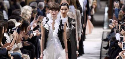 Presentación de la colección otoño-invierno de Lanvin en Paris en marzo de 2017.