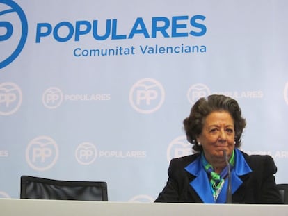 La senadora y exalcaldesa de Valencia Rita Barber&aacute; el pasado enero.