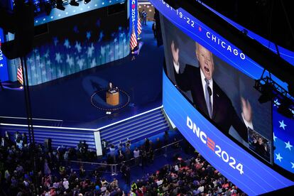 Intervención del presidente de los Estados Unidos, Joe Biden, en el primer día de la convención.