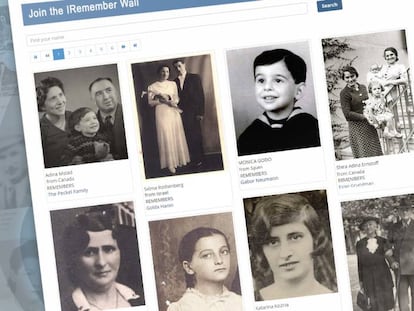 Imagem da iniciativa lançada por Yad Vashem e Facebook para comemorar no Dia do Holocausto.