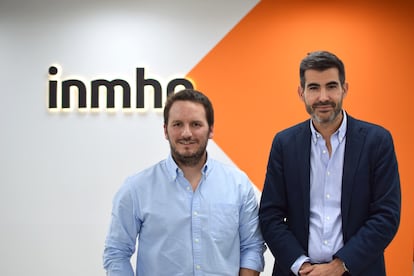 Jorge García Alía, CEO de Portik Group (izquierda), y Antonio Baldellou, CEO de Inmho.