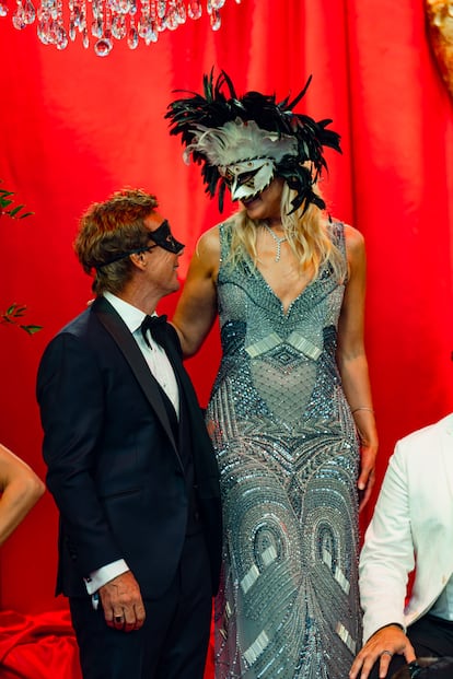 Alejandro Gravier y Valeria Mazza durante el 'photocall' de la gala Starlite 2025.