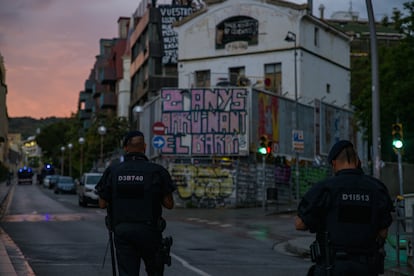 Mossos en Bonanova Barcelona