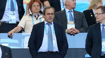 El Presidente de la UEFA Michel Platini.  