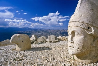 Cabezas gigantes de Nemrut Dagi.