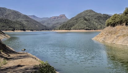 El pantano de Susqueda, en la provincia de Girona.