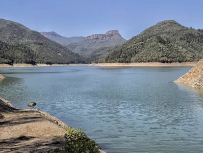 El pantà de Susqueda, a la província de Girona.