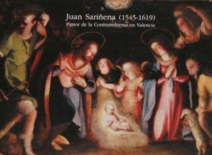 <i>Adoración de los pastores</i>, cartel del retablo de la capilla de la Generalitat.