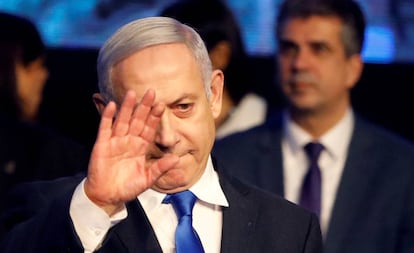 El primer ministro israelí, Benjamin Netanyahu, en Tel Aviv, el pasado 17 de noviembre.